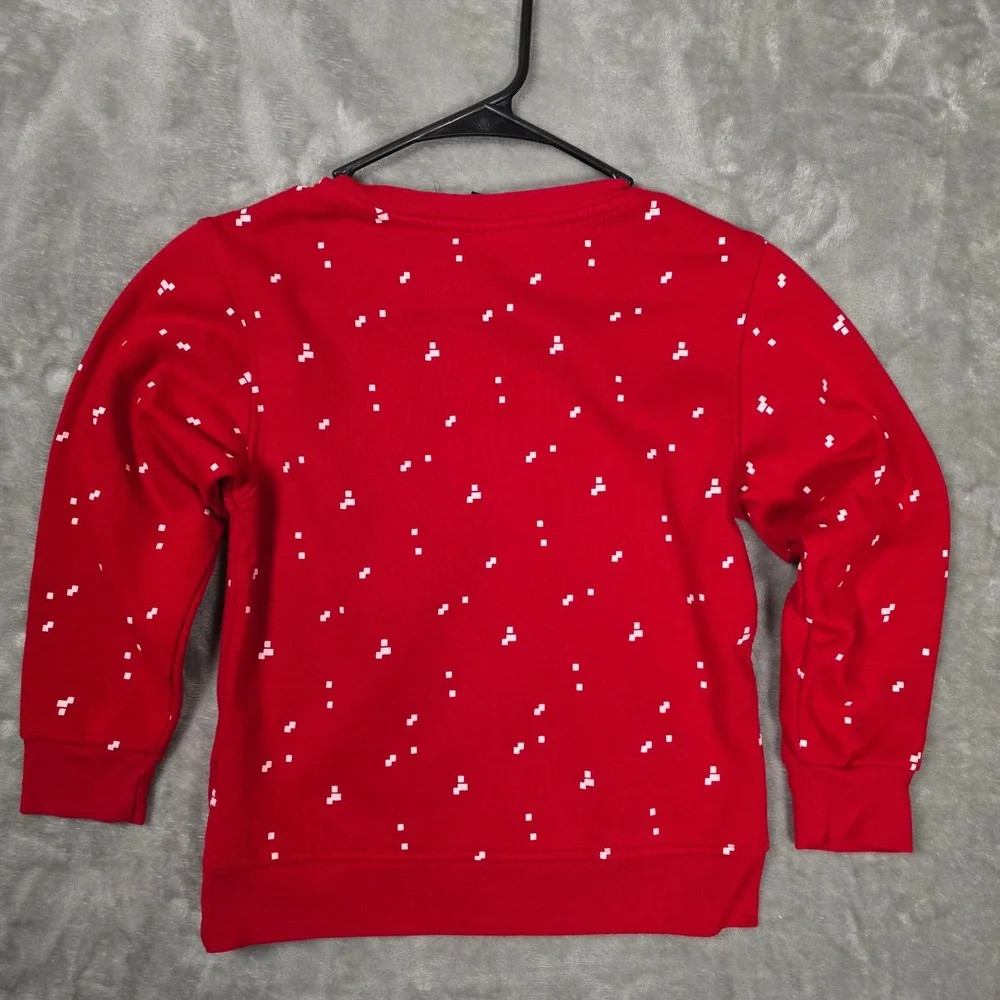 Mad Engine Minecraft Holiday Sweatshirt Red Big Kids‎ S Graphic
